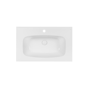 Раковина Qtap Albatross 5H 810х505 White з донним клапаном QT01115080HW ТОП в Вінниці