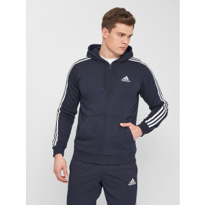 Толстовка Adidas M 3S Ft Fz Hd GK9033 3XL Legink/White (4065422814310) краща модель в Вінниці