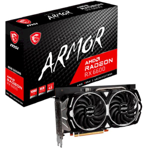 хорошая модель Видеокарта MSI Radeon RX 6600 Armor 8G