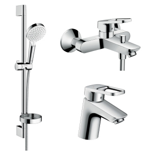 Комплект змішувачів Hansgrohe Logis Loop 1042019 (71150000+71244000+26553400) в Вінниці