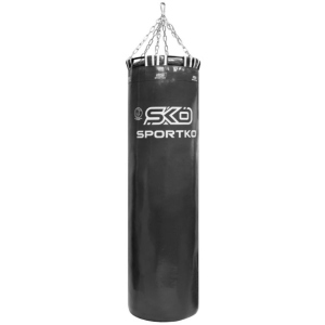 Мешок боксёрский Sportko PVC 150 см с кольцом Черный (SP-7018P05) в Виннице