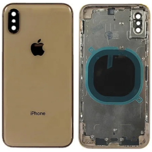 Кришка задня iPhone XS Max із рамкою Gold Copy ТОП в Вінниці