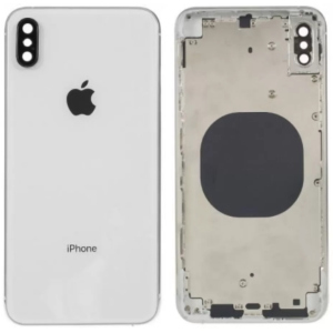 Кришка задня iPhone XS із рамкою Silver Copy ТОП в Вінниці