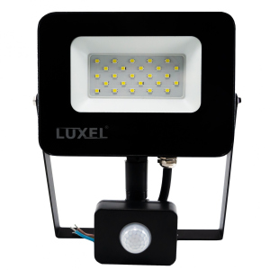 Прожектор LED 20W з датчиком руху Luxel (LPES-20C) ТОП в Вінниці