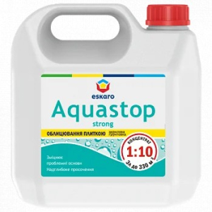 Укрепляющая глубокопроникающая грунтовка-концентрат Aquastop Strong Eskaro 1 л ТОП в Виннице