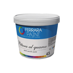 Грунт с кварцевой мукой FERRARA PITTURA AL QUARZO для декоративных штукатурок база W 4,5л ТОП в Виннице