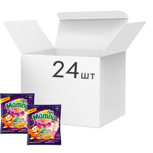 Упаковка жувальних цукерок Mamba Чарівний Твіст 24 пачки по 150 г (4014400112887)