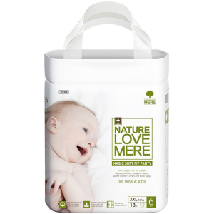 Підгузки-трусики NatureLoveMere Magic Soft Fit розмір XXL 18 шт (8809402093717) ТОП в Вінниці