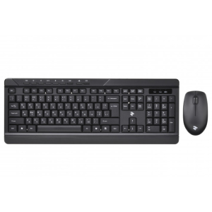 Комплект 2E MK410, Black, бездротовий, USB, до 10 м, 1200 dpi, 1xAA/1xAA (2E-MK410MWB) ТОП в Вінниці