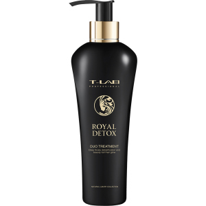 Кондиціонер T-LAB Professional Royal Detox Duo Treatment для глибокої детоксикації шкіри голови та сяйва волосся 300 мл (5060466662476) рейтинг