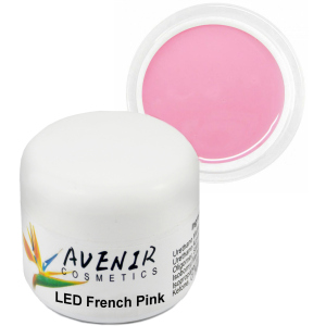 Гель для нарощування нігтів Avenir Cosmetics LED French pink 50 мл (5900308133088) в Вінниці