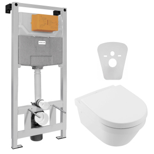 Інсталяція VOLLE Master Neo 201010 + унітаз VILLEROY &amp; BOCH Architectura New DirectFlush 4694HR01 із сидінням Soft Close дюропласт