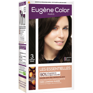 Фарба для волосся Eugene Perma Color Догляд № 3 Темний Шатен 115 г (3140100392791) надійний
