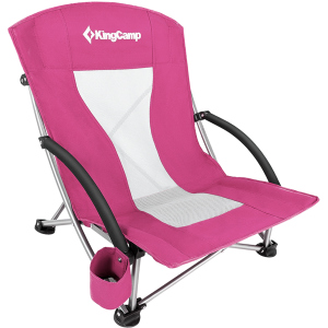 Кресло раскладное KingCamp Beach Chair (KC3841) Розовое (KC3841 DARKROSE) в Виннице