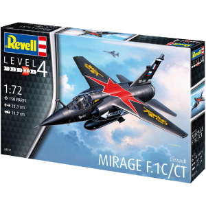 Збірна модель Revell Багатоцільовий винищувач Дассо "Міраж" F1. Масштаб 1:72 (RVL-04971) (4009803049717)