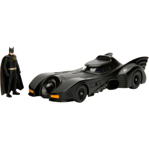 Машина металлическая Jada Бэтмен (1989) Бэтмобиль + фигурка Бэтмена 1:24 (253215002) (4006333065002) ТОП в Виннице