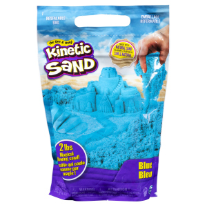 Песок для детского творчества Kinetic Sand Colour Синий 907 г (71453B) ТОП в Виннице