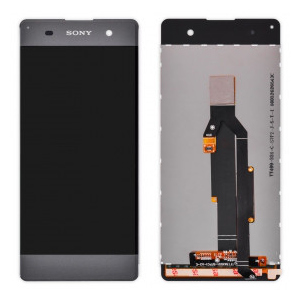 Дисплей (экран) для Sony F3111 Xperia XA/F3112/F3113/F3115/F3116 + тачскрин, серый, Graphite Black Original ТОП в Виннице