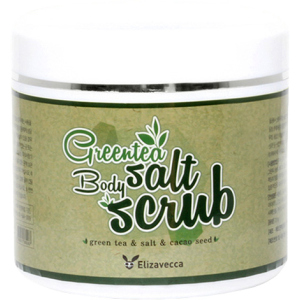 Скраб Elizavecca Greentea Salt Body Scrub С экстрактом зеленого чая и какао 600 г (8809071369267) лучшая модель в Виннице