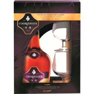 Коньяк Courvoisier VS 0.7 л 40% + 2 келихи (5010696004379) в Вінниці