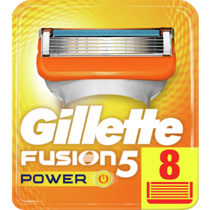 Змінні картриджі для гоління (леза) чоловічі Gillette Fusion5 Power 8 шт (7702018877621) ТОП в Вінниці