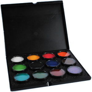 Професійна палітра аквагриму Mehron Paradise Makeup AQ 12 відтінків по 40 г (800-PAL-A) (764294580999) ТОП в Вінниці