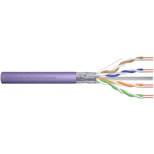 Витая пара Digitus CAT 6 F-UTP AWG 23/1 LSZH-1 фиолетовый 305 м (DK-1623-VH-305)