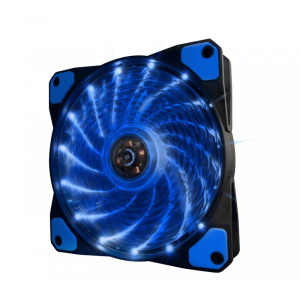 Вентилятор Frime Iris LED Fan 15LED Blue (FLF-HB120B15); 120х120х25мм, 3-pin+4-pin надежный