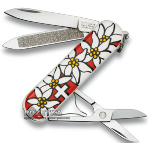 хороша модель Швейцарський ніж Victorinox Classic Edelweiss (0.6203.840)