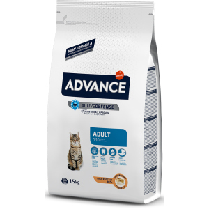 Сухий корм для дорослих котів та кішок Advance Adult Chicken &amp; Rice 1.5 кг (8410650151946) краща модель в Вінниці