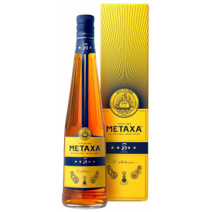 Бренди Metaxa 5* 0.7 л 38% в подарочной упаковке (5202795120054) лучшая модель в Виннице