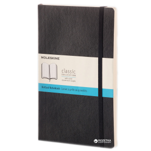 Нотатник Moleskine Classic 13 х 21 см 192 сторінок у крапку Чорна (8051272892741) рейтинг