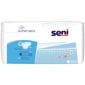 Підгузки для дорослих Seni Super Large 30 шт (5900516691417) надійний