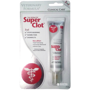 Гель для обробки ран Veterinary Formula Clinical Care Super Clot 28 г (736990002013) ТОП в Вінниці