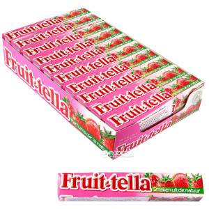 Упаковка жевательных конфет Fruit-tella Клубника 20 шт x 41 г (87108408)