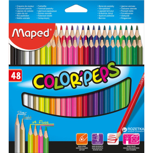 Олівці кольорові Maped Color Peps Classic 48 кольорів (MP.832048) краща модель в Вінниці