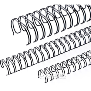 Металлические пружины bindMARK 12.7 мм 100 шт Черные (20000472520) ТОП в Виннице