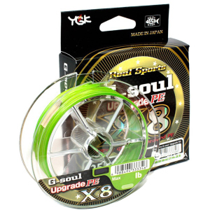 Шнур YGK G-Soul X8 Upgrade 150 м 0.148 мм 0.8 кг/16 lb Салатовый (55450040)