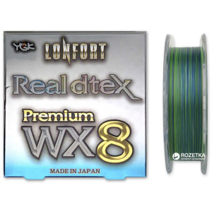 Шнур YGK Lonfort Real DTex X8 150 м 0.09 мм 0.3 кг/9 lb Разноцветный (55450049)