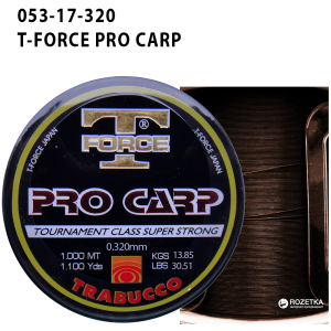 Леска Trabucco T-Force Pro-Carp 1000 м 0.325 мм 13.85 кг (053-17-320) ТОП в Виннице