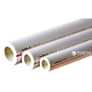 Труба полипропиленовая VALTEC PPR PN 20 40 мм длина 4 м (VTp.700.0020.40) лучшая модель в Виннице