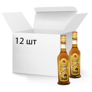 Упаковка Бренди Тиса Закарпатський 4 года выдержки 40% 0.25 л x 12 шт (4820139280434) ТОП в Виннице
