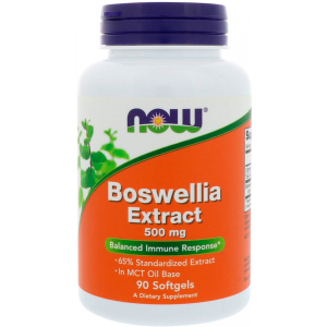 Натуральний екстракт NOW Boswellia Extract 500 мг 90 капсул (733739049360) краща модель в Вінниці