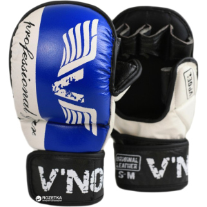 Рукавички MMA V'Noks Lotta Blue L/XL Біло-синій (2168_60059) краща модель в Вінниці