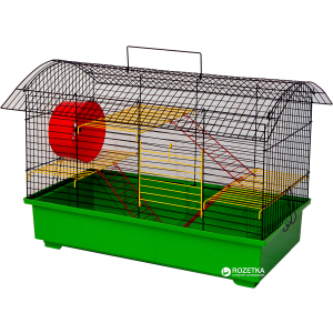 Клітина для гризунів Лорі Біг Вагон 40.5 х 61 х 39.5 см Зелена (4823094302371) в Вінниці