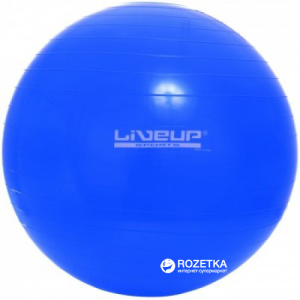 Фітбол LiveUp Gym Ball 65 см Blue (LS3221-65b) краща модель в Вінниці