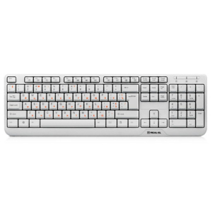 Клавіатура REAL-EL 500 Standard, USB, white