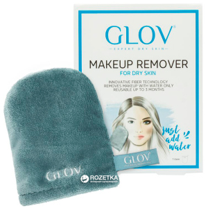 Перчатка для зняття макіяжу Glov Expert Dry Skin Сіра (5902768711776) надійний