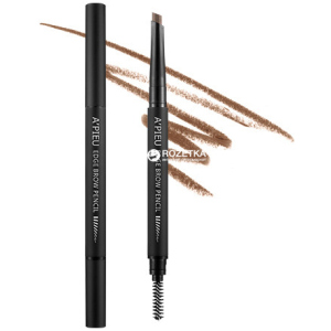 Карандаш для бровей A'pieu Edge Brow Pencil Средне-коричневый 0.35 г (8806185751834) лучшая модель в Виннице