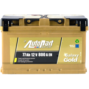 Автомобільний акумулятор Autopart 77 Ah/12V Galaxy Gold Ca-Ca (0) (ARL077-GG0) краща модель в Вінниці